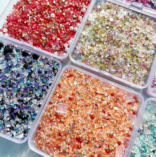 علبه كسار زجاجي لتزين