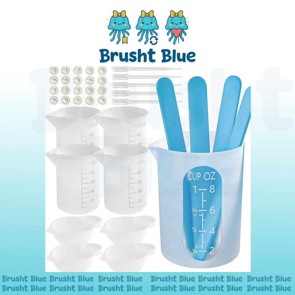 أكواب سيليكون للمستكه أو ريزن معيارية للقياس