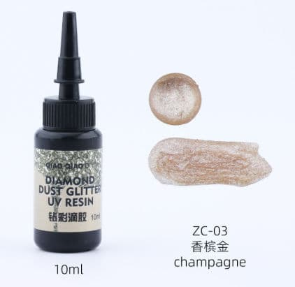 diamon dust gliter uv resin